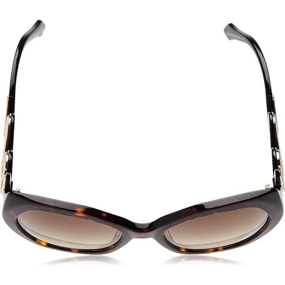 NEW Roberto Cavalli RC1047 Dark Havana Snake Frame Brown Mirror Lens Sunglasses main image 4
